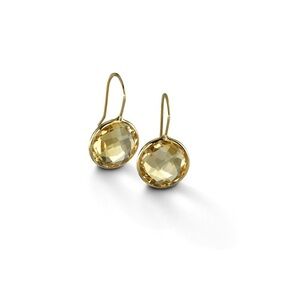 Citrine drop earrings